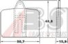 A.B.S. 36056 Brake Pad Set, disc brake